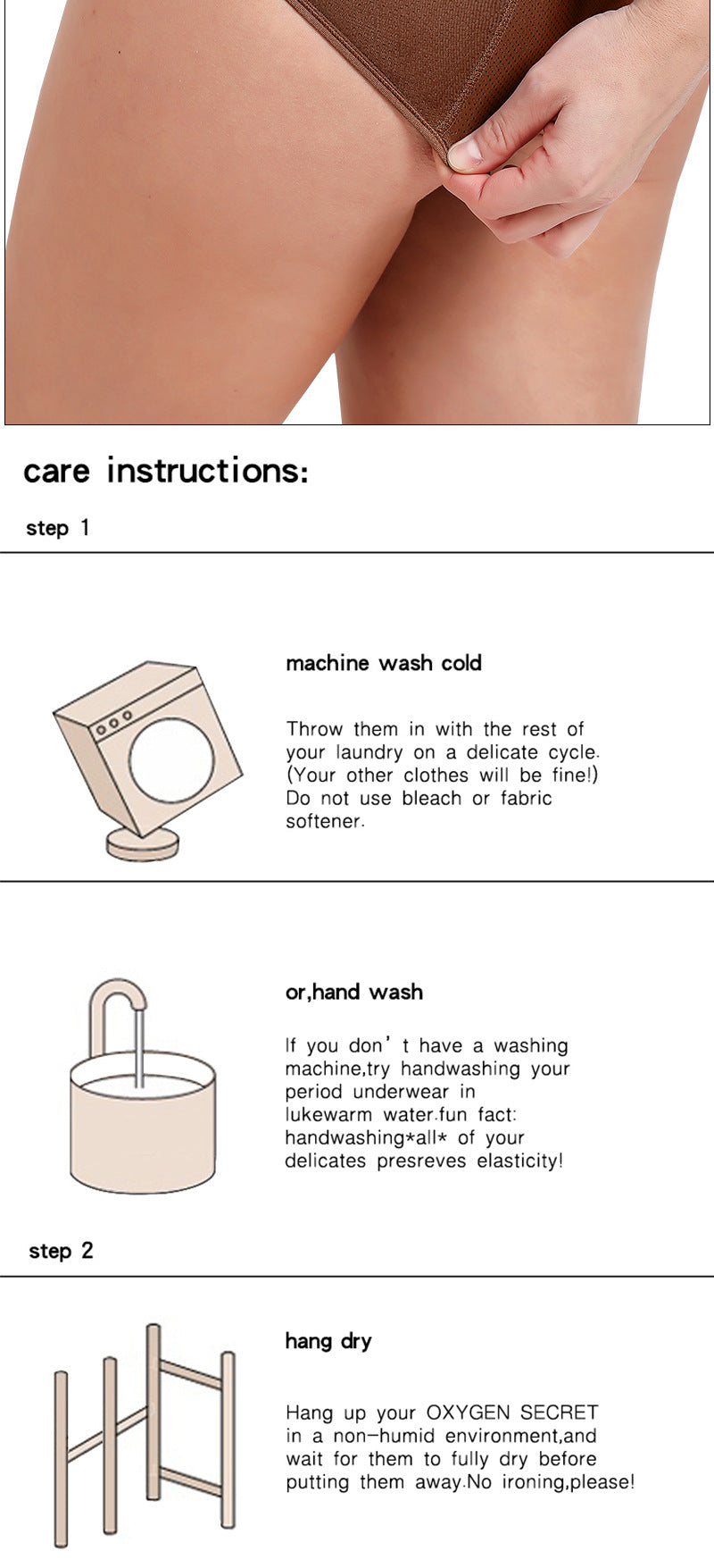 Sanliva Everyday Auslaufsichere Unterwäsche (10-pack)