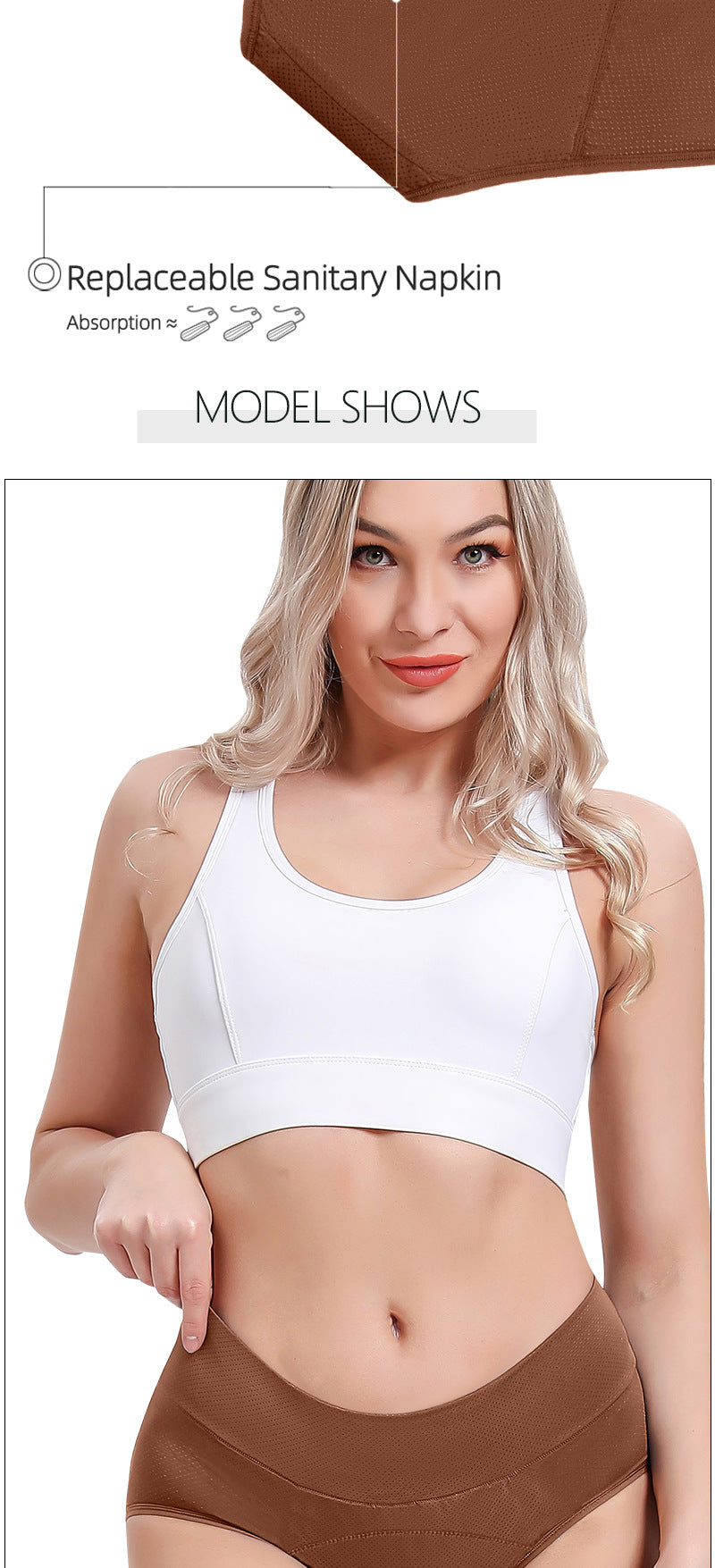 Sanliva Everyday Auslaufsichere Unterwäsche (5er-Pack)