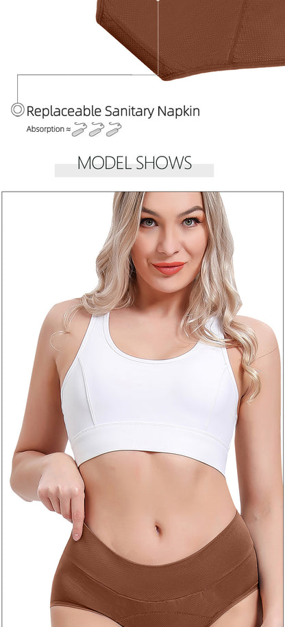 Sanliva Everyday Auslaufsichere Unterwäsche (5er-Pack)